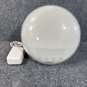 Philips SmartSleep Wake-up Light Alarm FM Radio Sunrise Sunset Simulation HF3520